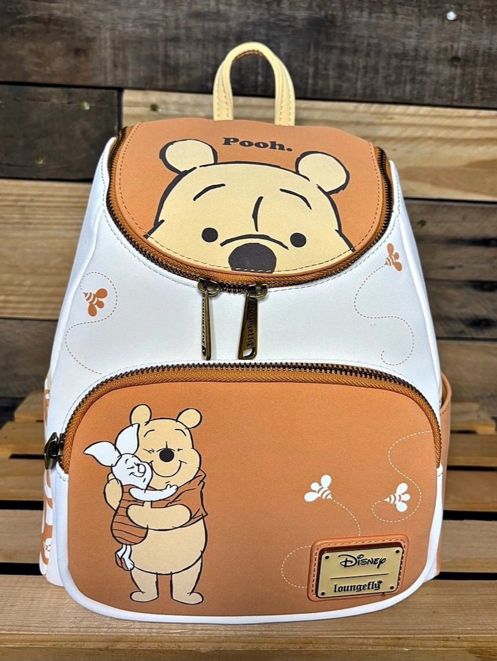 Loungefly Winnie The Pooh & Piglet Love Letter Cosplay Mini Backpack Mini